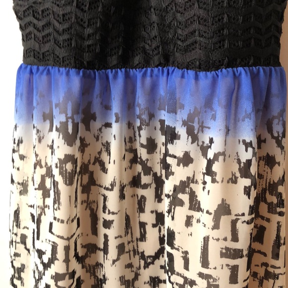 Trixxi Maxi Dress Adjustable Straps Open Back Sz M - Picture 4 of 8